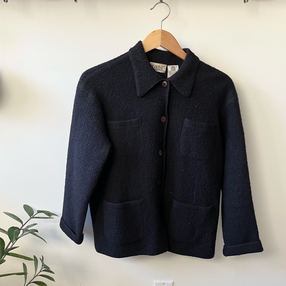 Classic Tabi Black Wool Jacket